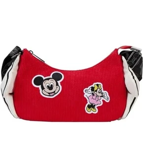 Loungefly Disney 100 Mickey And Minnie Classic Gloves Crossbody Bag New - Picture 1 of 5