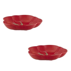 BORDALLO PINHEIRO Set 2 Suppenteller Tomate 25 cm - Bild 1 von 2