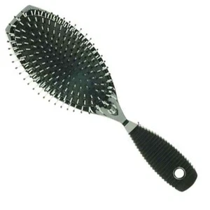 Cepillo de cabello cojín desenredante con empuñadura de goma - Imagen 1 de 2