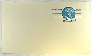 US POSTAL CARD SCOTT #UX64 JOHN HANSON 6C MNH, 1972 - Picture 1 of 2