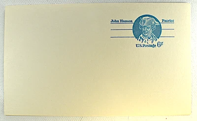US POSTAL CARD SCOTT #UX64 JOHN HANSON 6C MNH, 1972 - Image 1 of 2