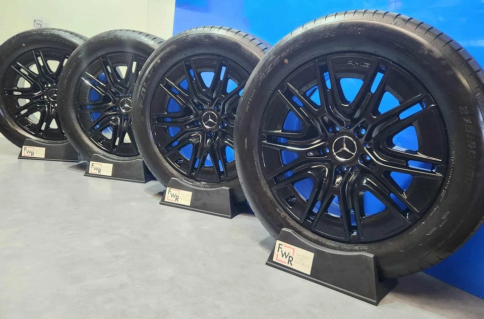 20” G Wagon AMG G580 G550 G580e Factory OEM Original Wheels Rims Tires Black - Image 1 of 4