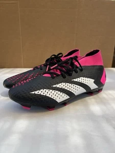 Adidas Predator Accuracy.2 FG Soccer Cleats ‘Black/Pink’ Size 7.5 [GW4586] - Picture 1 of 11