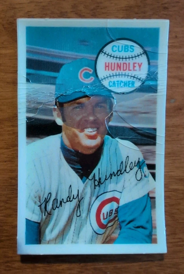 1970 Kellogg's 3-D Super Stars - Cecil "Randy" Hundley Card #31 - Image 1 of 2