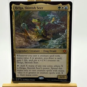 MTG-Helga, Skittish Seer-M0217-Bloomburrow (BLB)-ENG-Legendary Creature-Druid - Bild 1 von 2