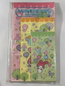 Juego de bolsa de almuerzo My Melo 1976 Showa Sanrio rosa retro informal nuevo - Imagen 1 de 5