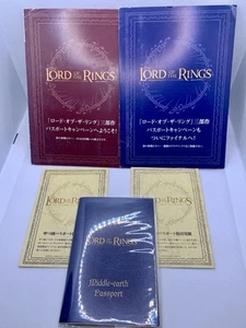 Lord Of The Rings LOTR Middle Earth Passports - Japan Movie Stub KING Completed - Picture 1 of 24