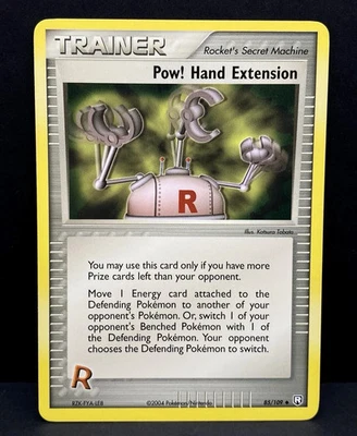 Pow! Hand Extension 85/109 EX Team Rocket NM BUY 2 CARDS GET 1 FREE!! - Image 1 of 2