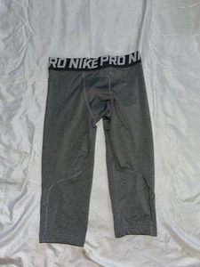Nike Pro Dri-Fit Training Tights Boys Size Medium Gray - Picture 1 of 2