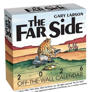 The Far Side 2026 Daily DEsk/Boxed Calendar by Gary Larson, NEW! - Picture 1 of 3