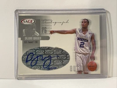 Dajuan Wagner Memphis Tigers Basketball Autograph Sage Rookie card /140 Auto NBA - Image 1 of 2