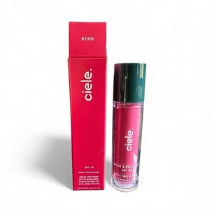 Ciele Blush & Protect SPF 50+ Liquid Blush - BERRI - Full Size 0.19 oz -NEW BNIB - Picture 1 of 1