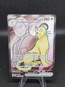 Team Rocket's Persian ex 219/182 Sv10: Destined Rivals Holo - Picture 1 of 2