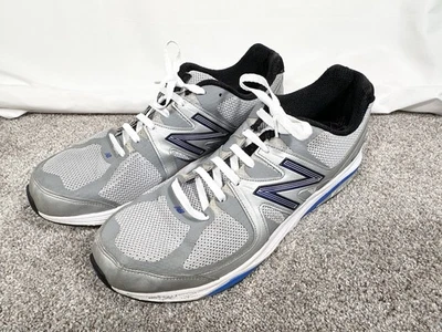 Tênis New Balance 1540 V2 prata azul casual M1540SB2 masculino tamanho 16 - Imagem 1 de 4