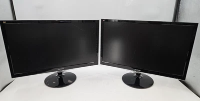 Pair of ViewSonic VX2452mh 24" LCD Monitors *Scratched Screens* Tested EB-18272 - Image 1 of 4