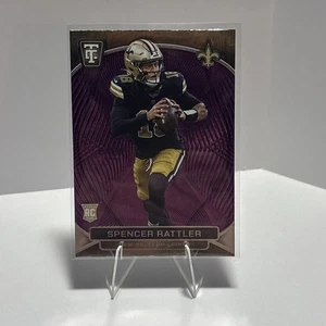 2024 Panini Totally Certified Spencer Rattler #166 Purple Mirror - Picture 1 of 10