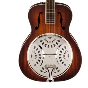 Fender PR-180E Resonator Walnut Fingerboard Aged Cognac Burst Resonator - Picture 1 of 9