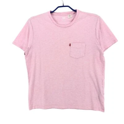 LEVI'S STRAUSS & CO Camiseta Rosa De Cuello Redondo Para Hombre Talla L - Imagen 1 de 4
