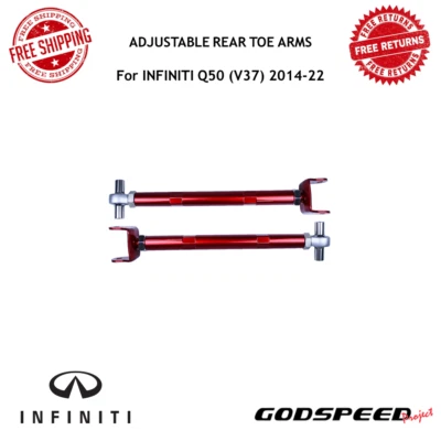Brazos traseros ajustables Godspeed Project para Infiniti Q50 2014-2022 (V37) Foto 1 de 4