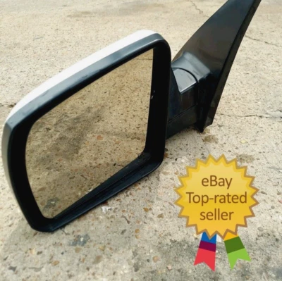 2007-13 丰田苔原左发球杆加热侧视镜原始设备制造商白色 879400C270A0 — 第 1/4 张图片