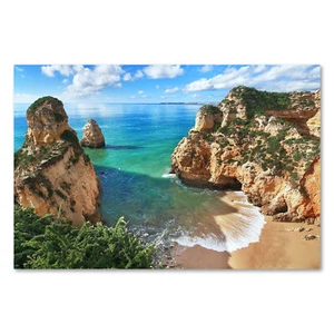 Póster 0647 Póster Lienzo Costa Marina, Playa Mar Ola Naturaleza Verano - Imagen 1 de 7