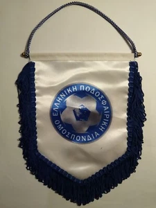 Wimpel ca. 20x23 cm - Fußball-Verband Griechenland - E.P.O. Hellas Greece - Bild 1 von 3