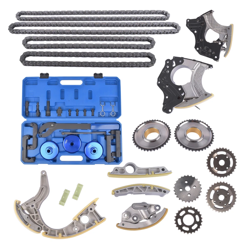 Timing Chain & Tool Kit For 2004-2011 Audi S5 A6 A8 Q7 4.2 FSI BVJ BAR BSM CAUA - Image 1 of 4