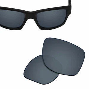 Lenti di ricambio polarizzate per occhiali da sole Oakley Jupiter carbonio nero titanio - Foto 1 di 5
