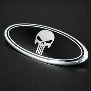 9" Inch Punisher Front Grille or Rear Emblem Fit for F-150 F-250 Explorer Edge - Picture 1 of 5