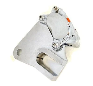 FXR HARLEY Rear billet brake & BRACKET CALIPER 82-99   Ultima 4 SPOT  brakes - Picture 1 of 2