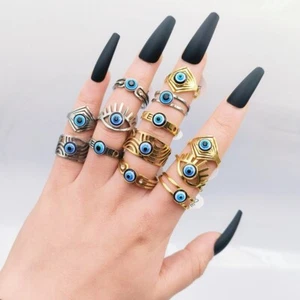 Venta al por mayor 30 piezas anillos de acero inoxidable para hombre mujer - Imagen 1 de 9