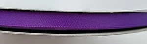 Papilion Regal Purple Double-Face Satin Ribbon 0.25 inch/6 mm, 100 Yards/91.44m - Picture 1 of 3
