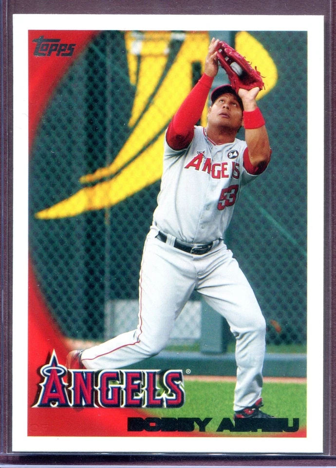 BOB ABREU ~ 2010 Topps Name in Black Lettering ERROR Card #15 Rare! (A933) - Image 1 of 1