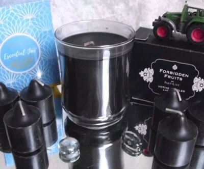 PartyLite FASZINIERENDE FEIGE🍏Duftwachsglas + 6 Votivkerzen OVP G45821 Rar⭐️🎄 - Bild 1 von 4