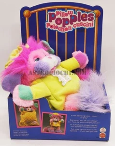 POPPLES KISSEN POPPLE POPPOLINI PLÜSCH PLÜSCH MATTEL VINTAGE 1988 NEU IM KARTON - Bild 1 von 3