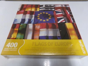 MAKE AN OFFER 2002 Flags Of Europe 400 Piece Jigsaw Puzzle Allied Products - Picture 1 of 4