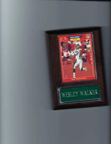 WESLEY WALKER PLAQUE NEW YORK JETS NY FOOTBALL NFL   C Cover