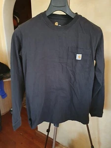 Camiseta Carhartt WK126 Workwear Bolsillo Manga Larga 2019 Talla S - Imagen 1 de 10