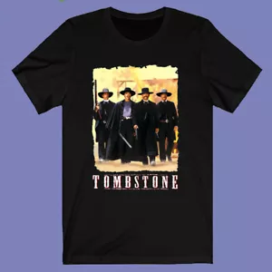 Tombstone Movie Huckleberry Uomo Nero Taglia S-3XL - Foto 1 di 1