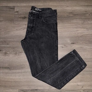 Vintage 2000s Y2k Baggy Black Sean John Jeans Men Size 36/32 Retro Hip Hop Pants - Picture 1 of 13