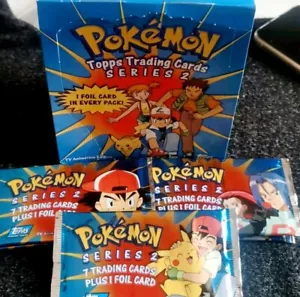 ITALIAN VERSION: 2000 Topps Pokemon Series 2 TV Animation (SINGLE SEALED PACK) - Picture 1 of 16