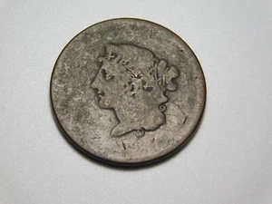 OLD US COINS 1839 CORONET HEAD LARGE CENT - Picture 1 of 8