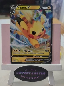 Pikachu V SWSH285 Carta promozionale Pokémon stella nera - Foto 1 di 1