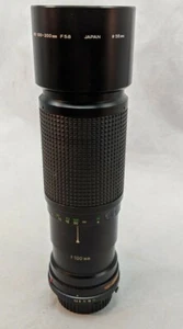Minolta Zoom Rokkor-X 100-200mm F5.6 with Minolta MD Mount w/Hood - Picture 1 of 4