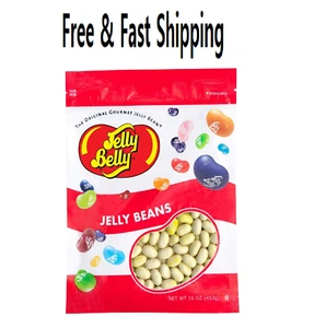 Jelly Belly Buttered Popcorn Jelly Beans - 1 Pound (16 Ounces) Resealable Bag - Picture 1 of 7