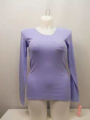 Jenni by Jennifer Moore Ladies Sleepshirt Long-Sleeve Easter Egg Purple Size L - Image 1 of 4