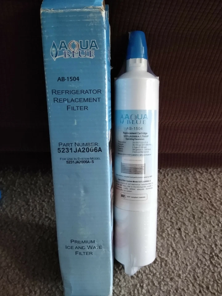 Filtro de agua Aqua Blue AB-1504 para LG 5231JA2006A SELLADO Foto 1 de 1