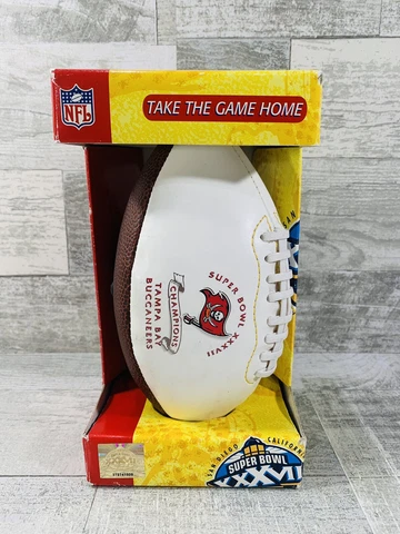 Tampa Bay Buccaneers Super Bowl XXXVII Champions Mini Small Football NEW Cover