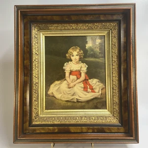Antique Victorian Ornate Carved Wood Gold Gilt Shadow Box Frame Princess 19x17in - Picture 1 of 14