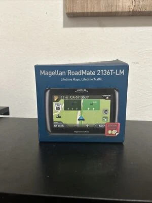 NEW SEALED Magellan RoadMate 2136T-LM Standalone Automotive GPS Travel Companion - Image 1 of 2